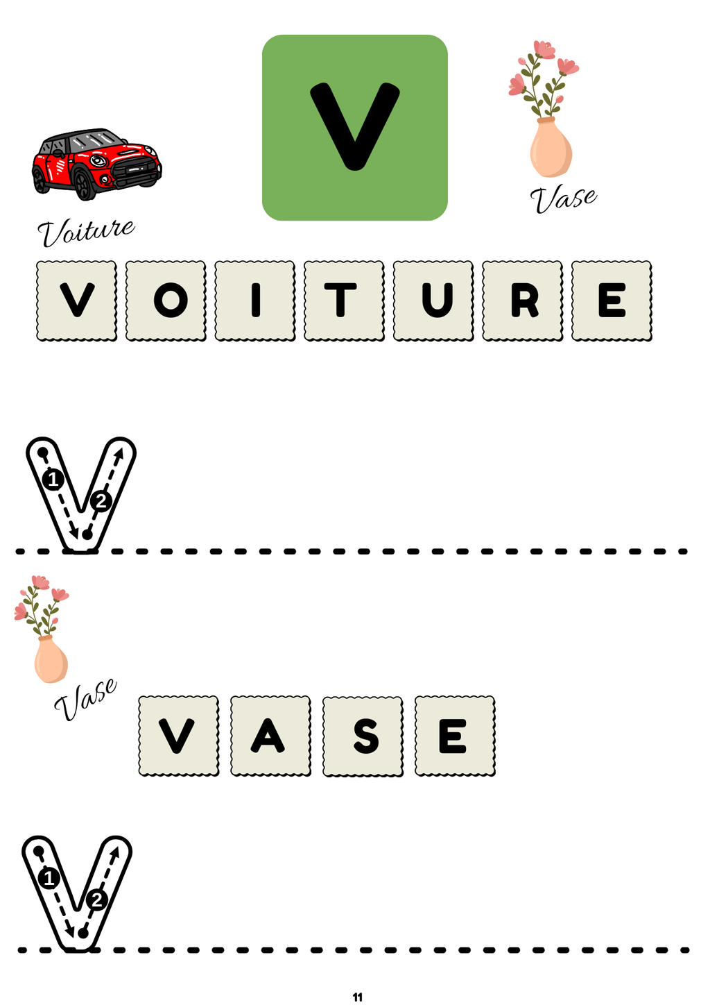 Pack complet – Lino part à la chasse aux lettres (A–Z)