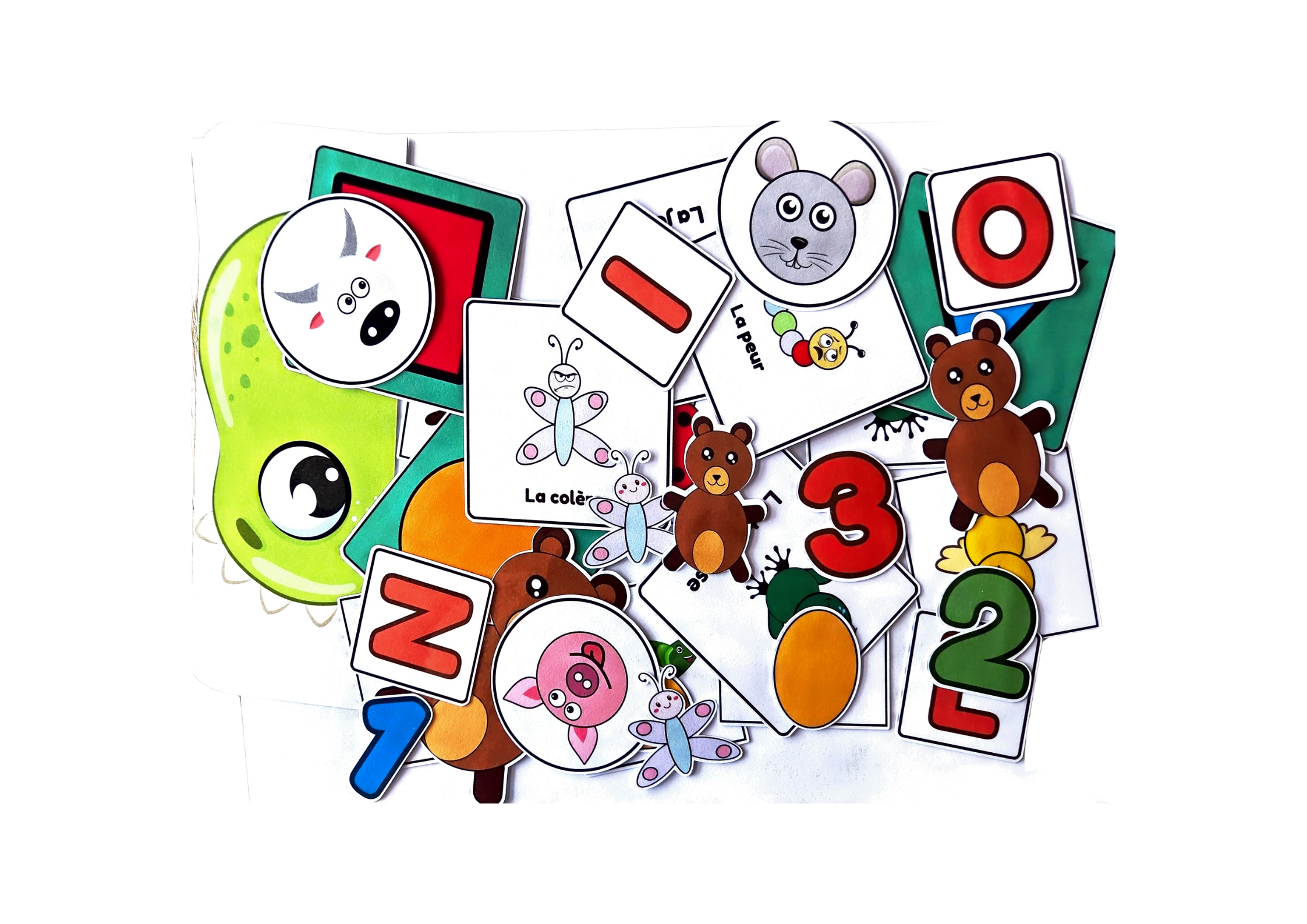 Accessoires (gommettes):  Les trésors de la forêt de Lino