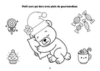 Le coloriage de Lino au pays du Père Noël