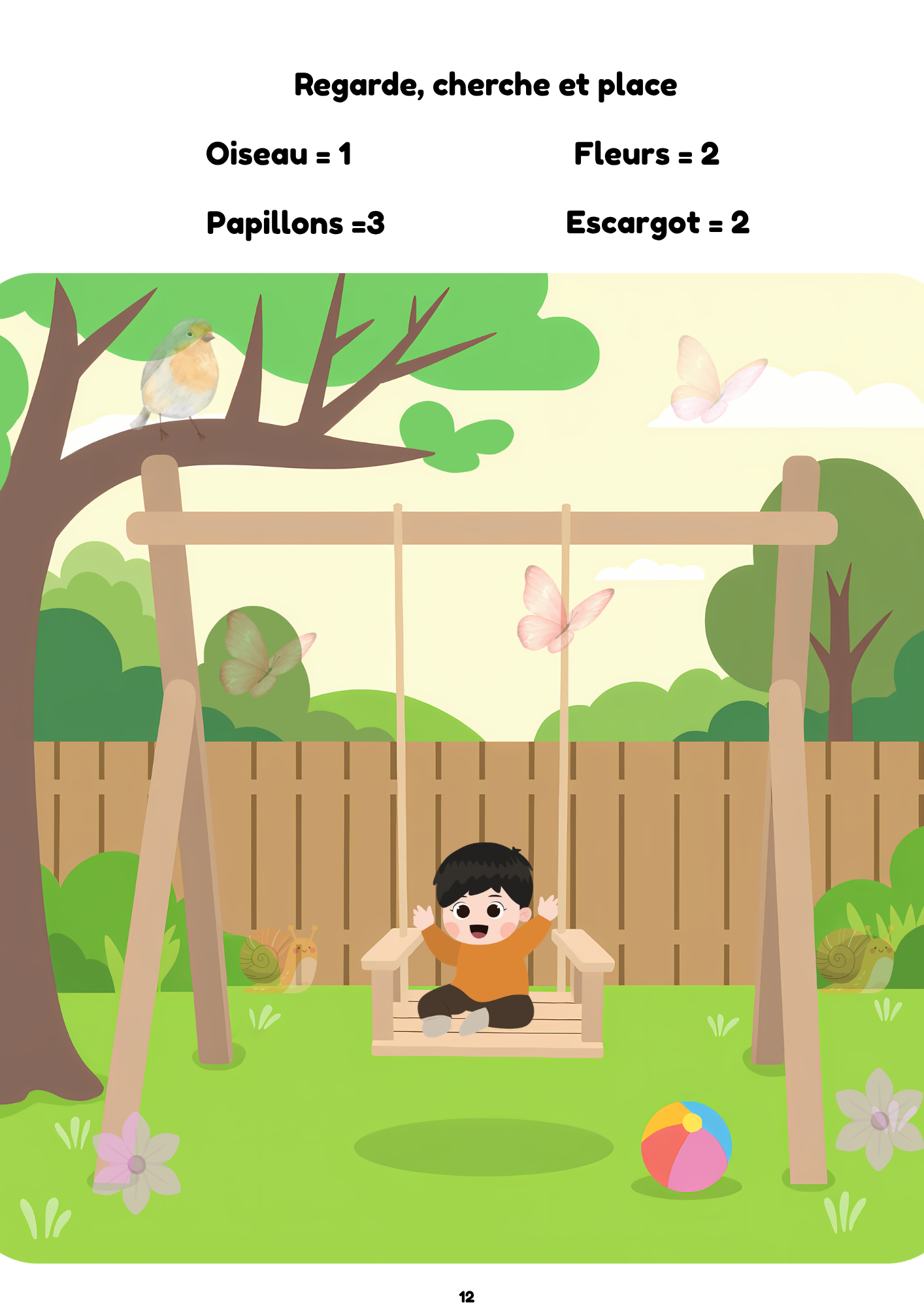 Le Jardin magique de Lino – Livret d’activités printemps réutilisable (3 à 5 ans)