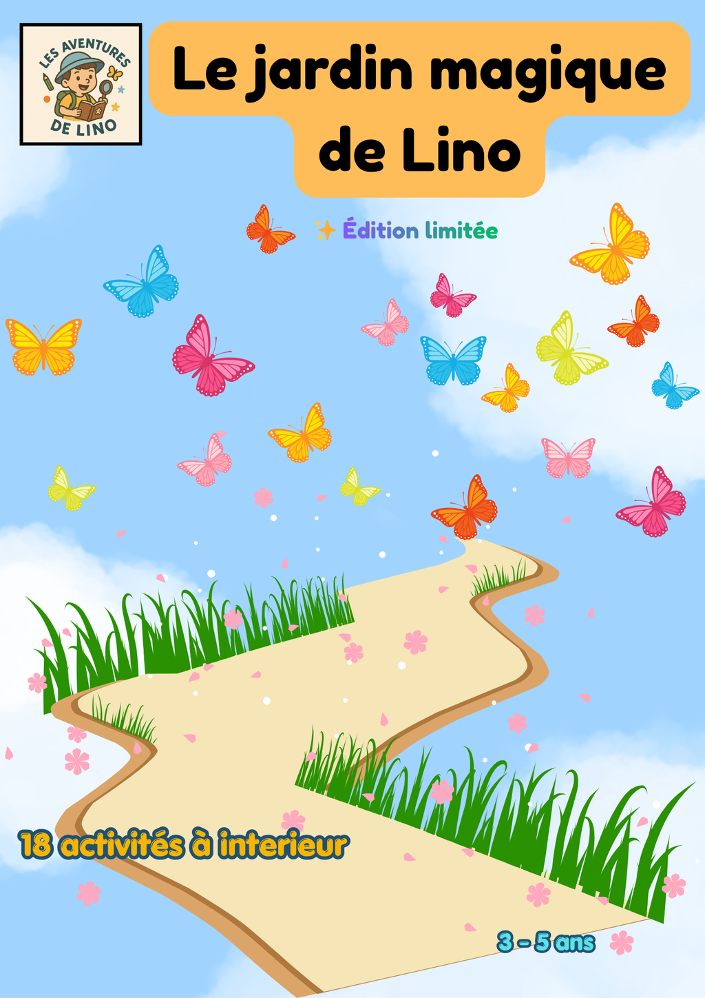 Le Jardin magique de Lino – Livret d’activités printemps réutilisable (3 à 5 ans)