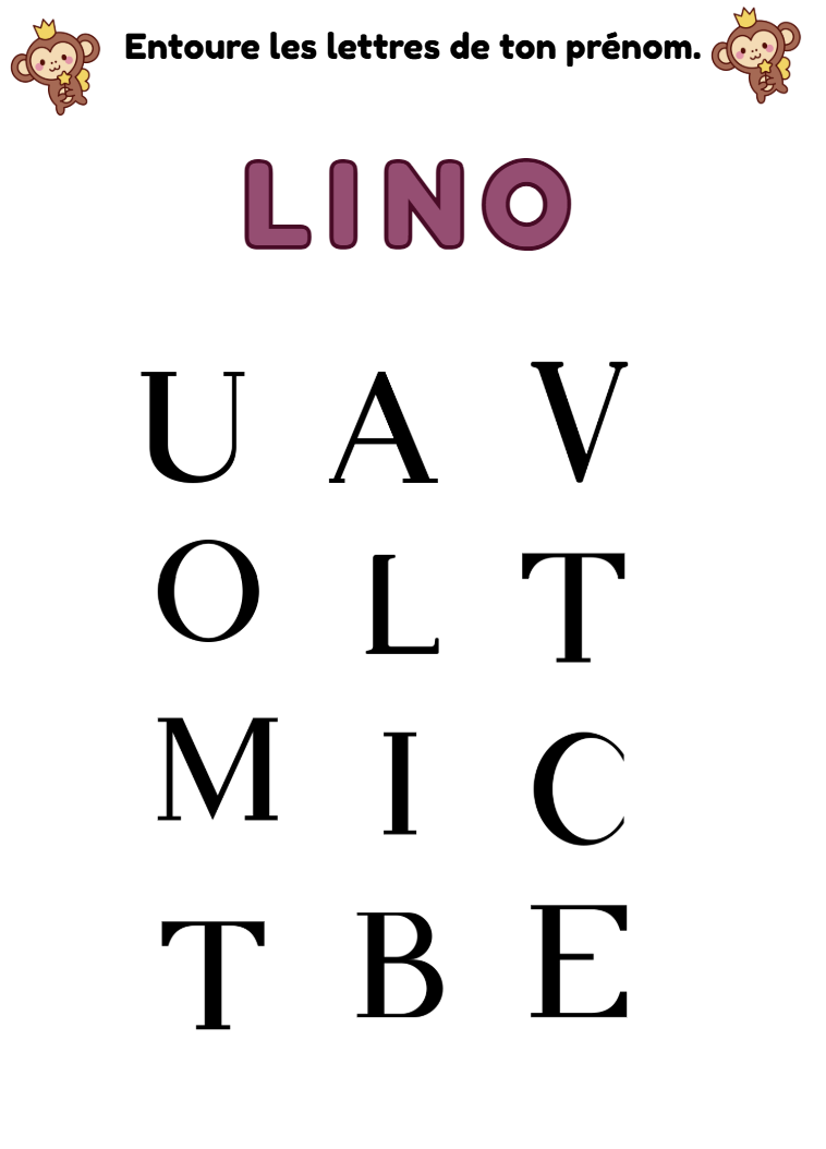 Le monde féérique de Lino 3 ans