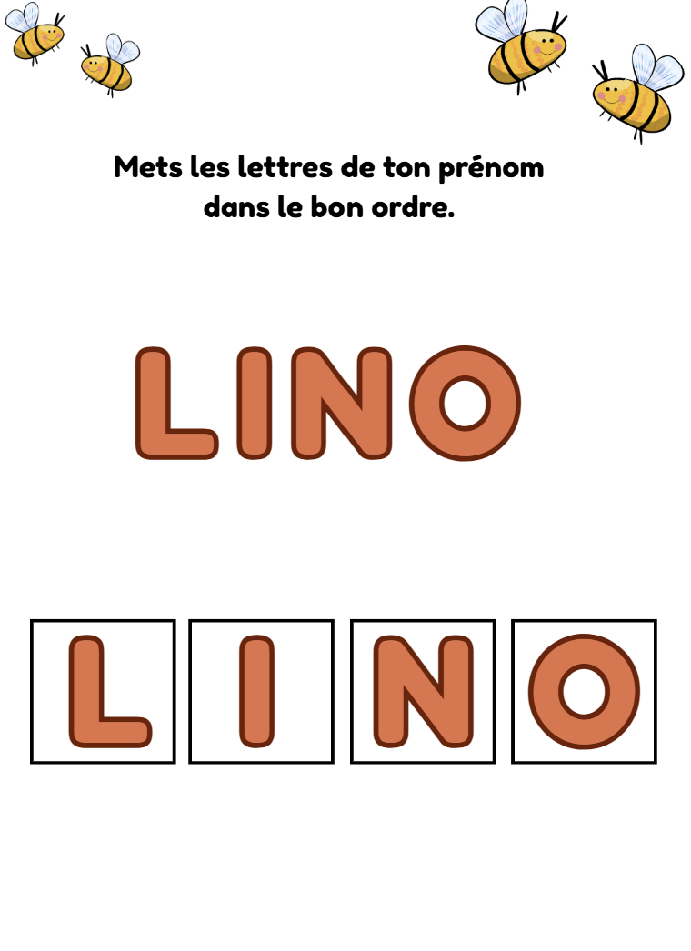 Les trésors de la forêt de Lino (2 ans): Personnalisé
