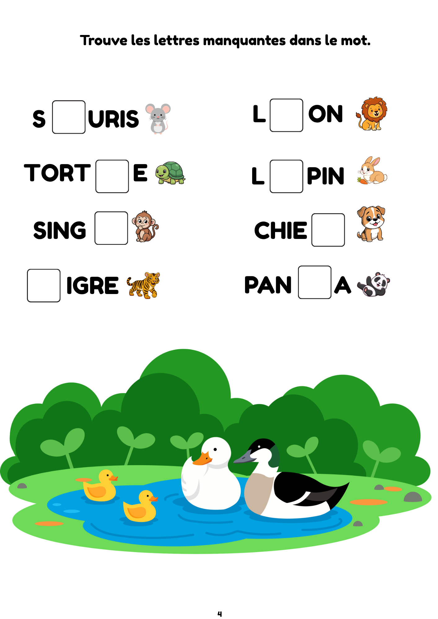 🦁 Livret 5 ans – Lino au pays des animaux