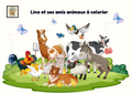 Lino et ses amis animaux à colorier